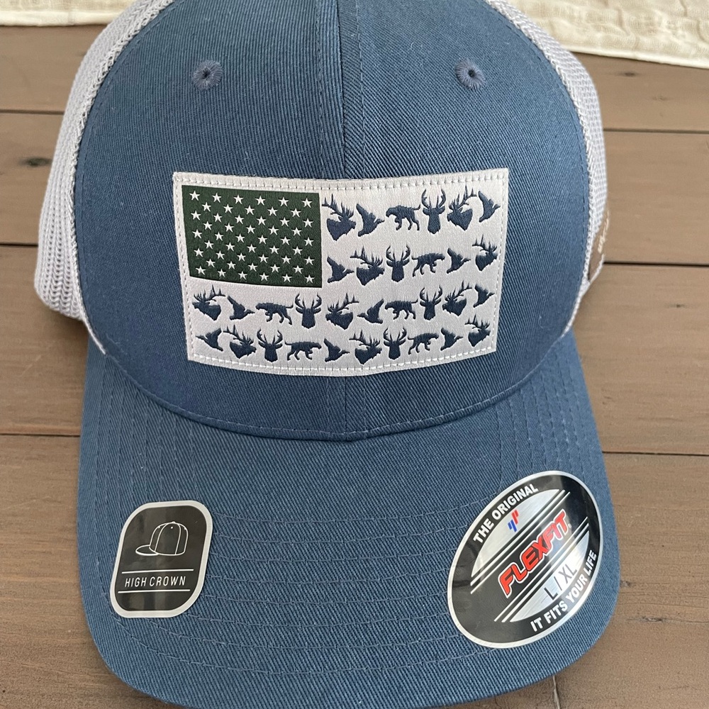 Columbia Blue and Gray Mesh Cap